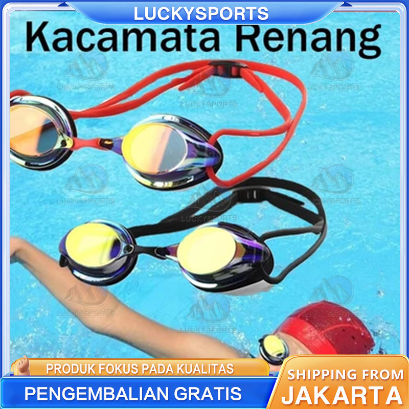 【COD】ARENA Tracks Mirror Kacamata Renang / Kacamata Renang Profesional Anti Kabut / Competition Mirr