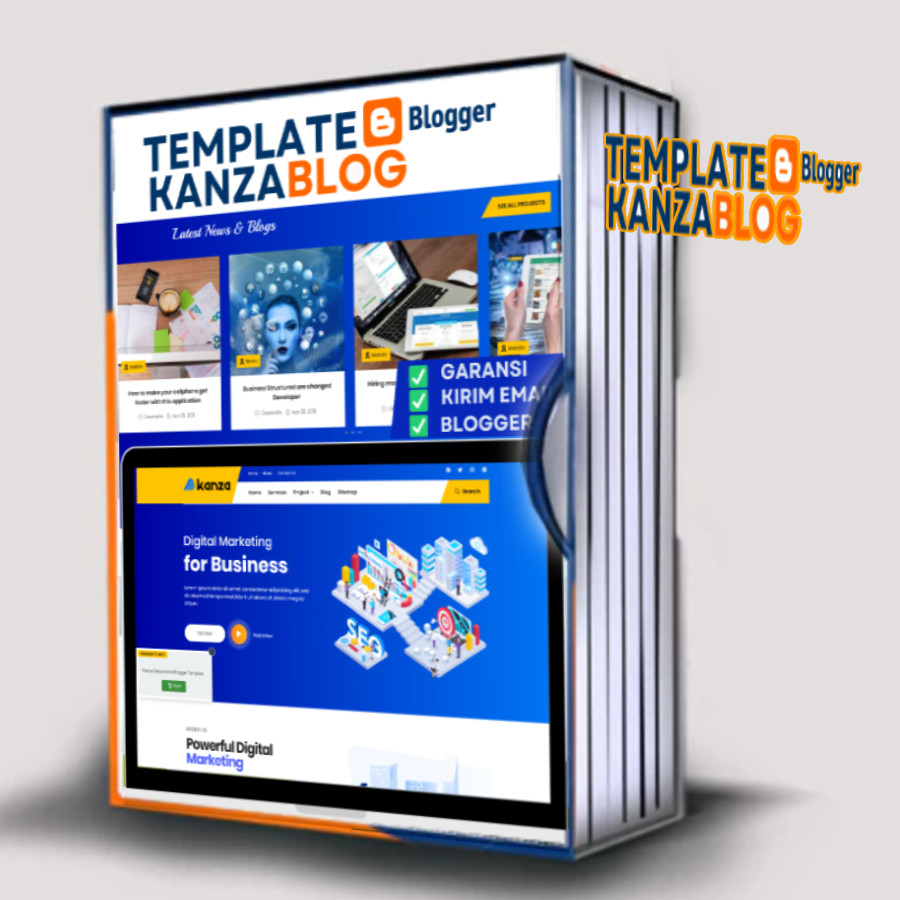 Template Premium Kanza Responsive Goomsite Blogger