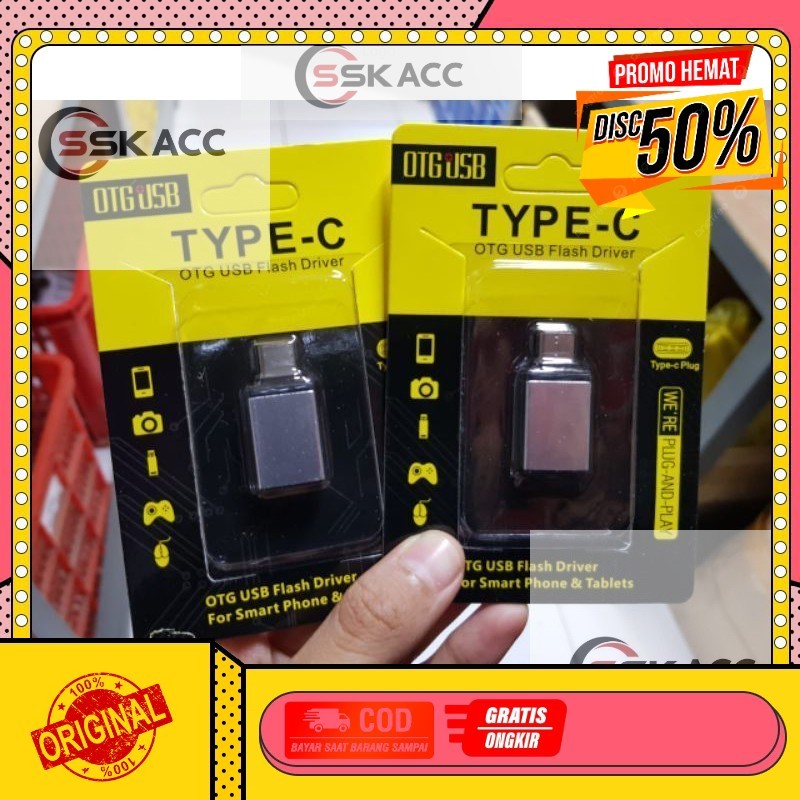 Konektor OTG Type C / Connector OTG Type C / OTG Type-C / Non Cable OTG Type C GROSIR-KOMPUTER