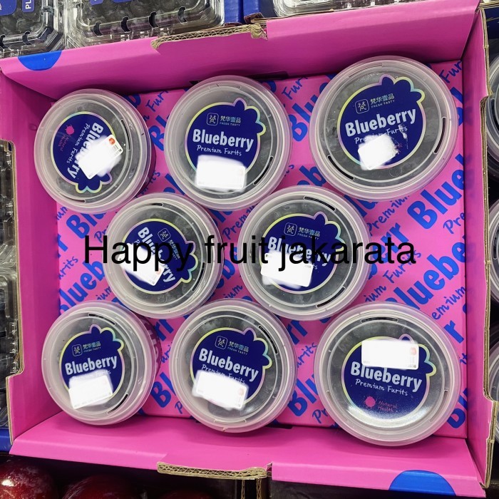

Blueberry jumbo premium fruit manis fresh Box 8 pcs