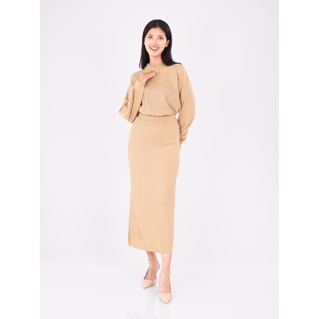 Atasan Wanita Sweater Turtleneck Knit