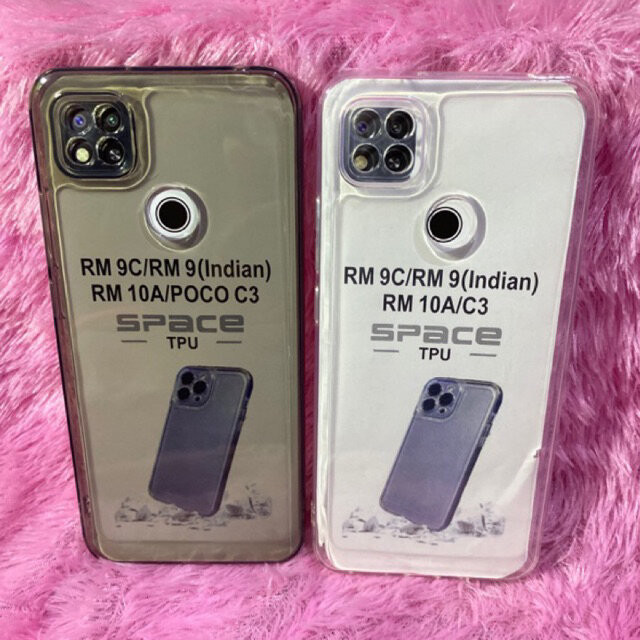 Case Bening Hitam Xiaomi Redmi 9C/10A Case Original TPU Bening Xiaomi