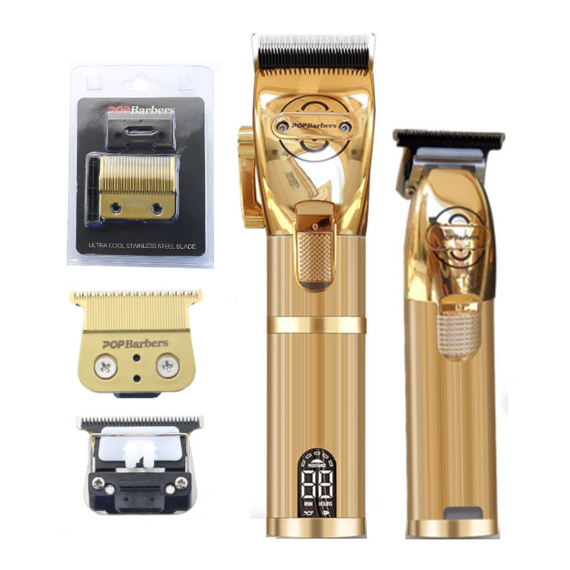 POP Barbers Hair Clipper P800 Knife Head P700 Engraving Trimmer Blade P600 Knife Net A Pair of Profe