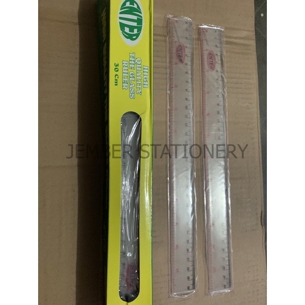 

(24pcs) Penggaris Bening Plastik 30cm | Penggaris Plastik Murah