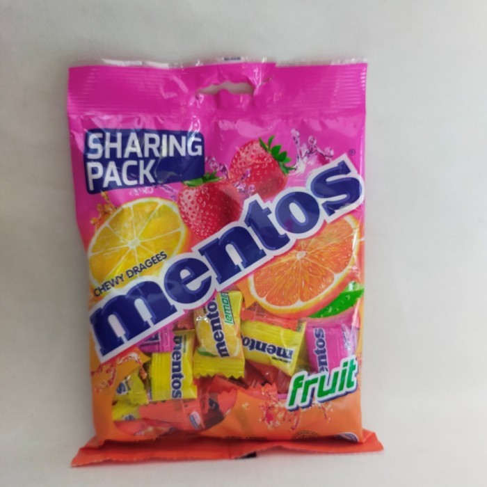 

MENTOS FRUIT ISI 45S (2.7G) PER BUNGKUS