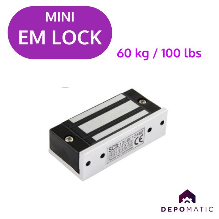

LARIS -EM Lock 60kg 100lbs mini em lock access door magnetic door lock