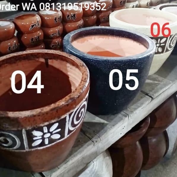 Pot Tanah Liat diameter 30an cm