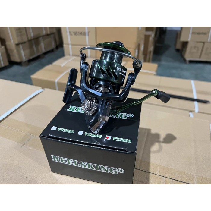 REEL REELSKING BF2000-BF6000 POWER HANDLE 12+1BB SPOOL METAL - VT2000