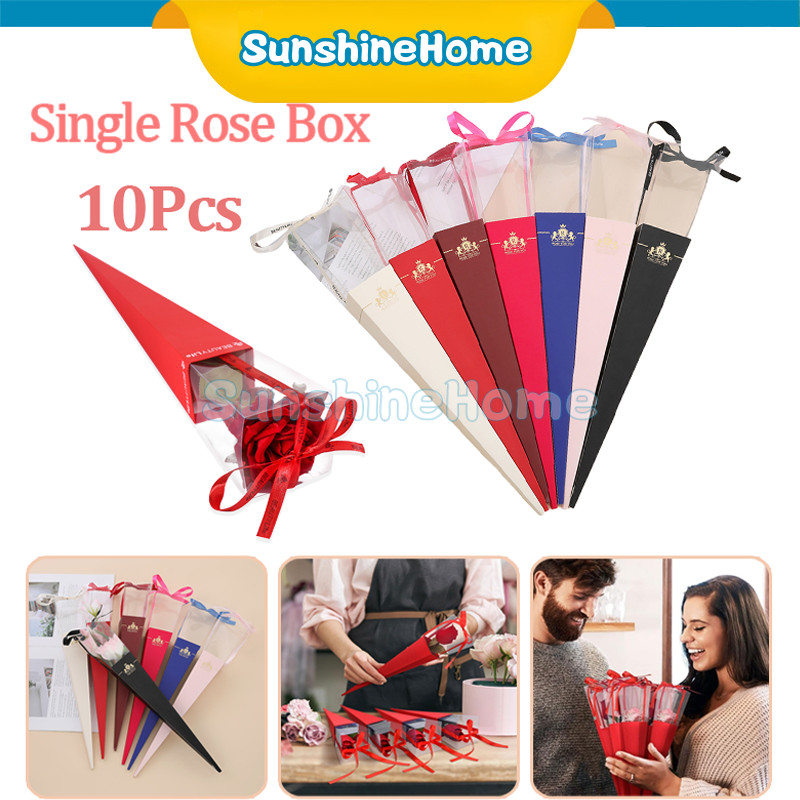 

Single Rose Box / Plastik Bunga Satuan / Kertas Bunga / Barang Florist