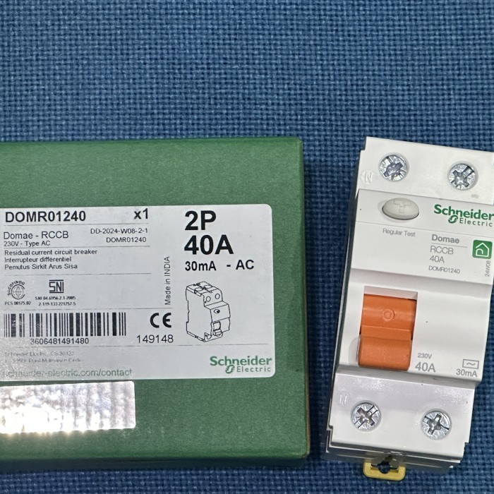SCHNEIDER ELCB 2P 40A 30MA