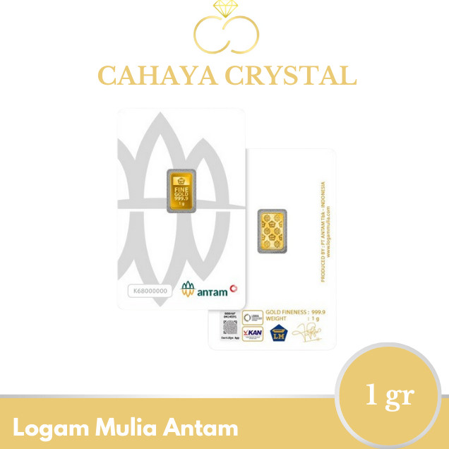 Logam Mulia Emas Antam 1 gram Press Certieye LM 24k 9999%
