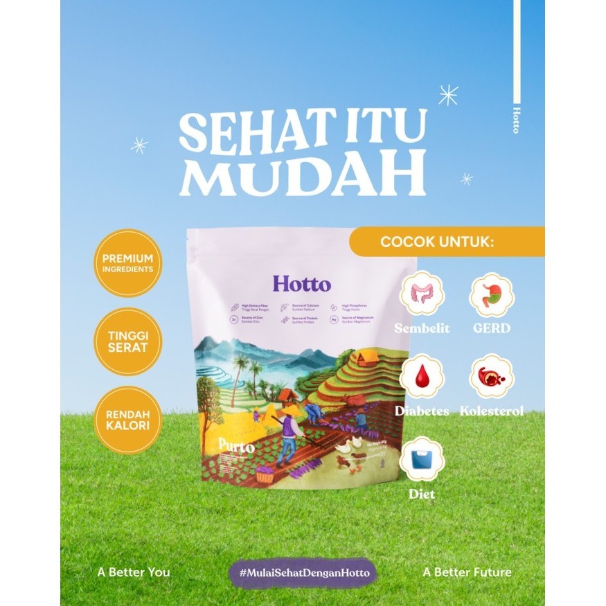 

Hotto Purto Pouch Hoto Sereal Multigrain 1 Pouch isi 16 sachet