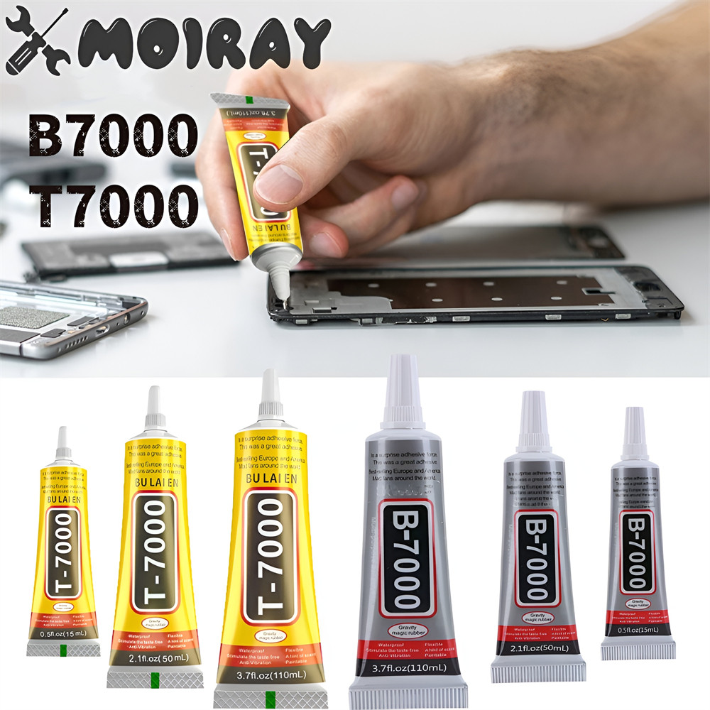 

15/50/110ML T7000 Adhesive Glue for Phone Repair B7000 Liquid Glue Multi-purpose Super Glue With Precision Applicator Tip