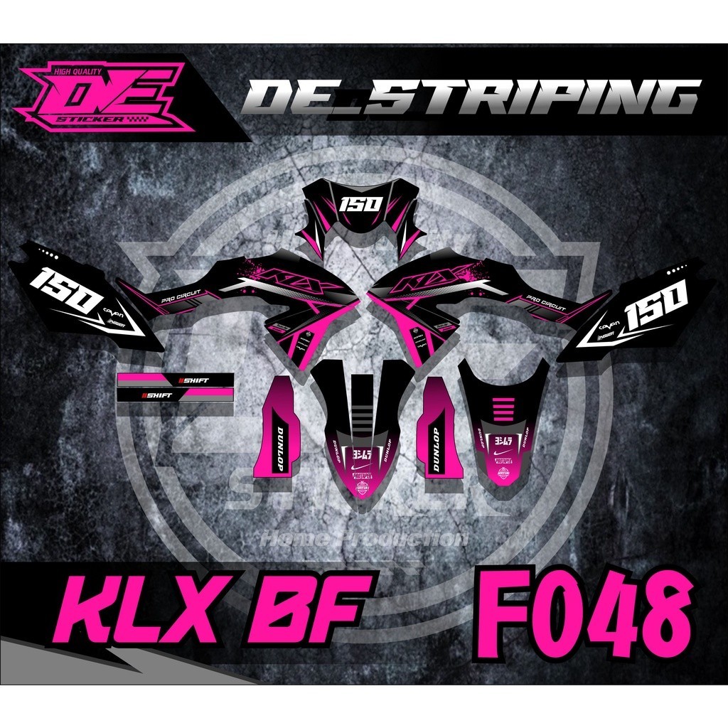 Striping Stiker Klx Bf Klx Striping Motor Klx Bf Se Extreme