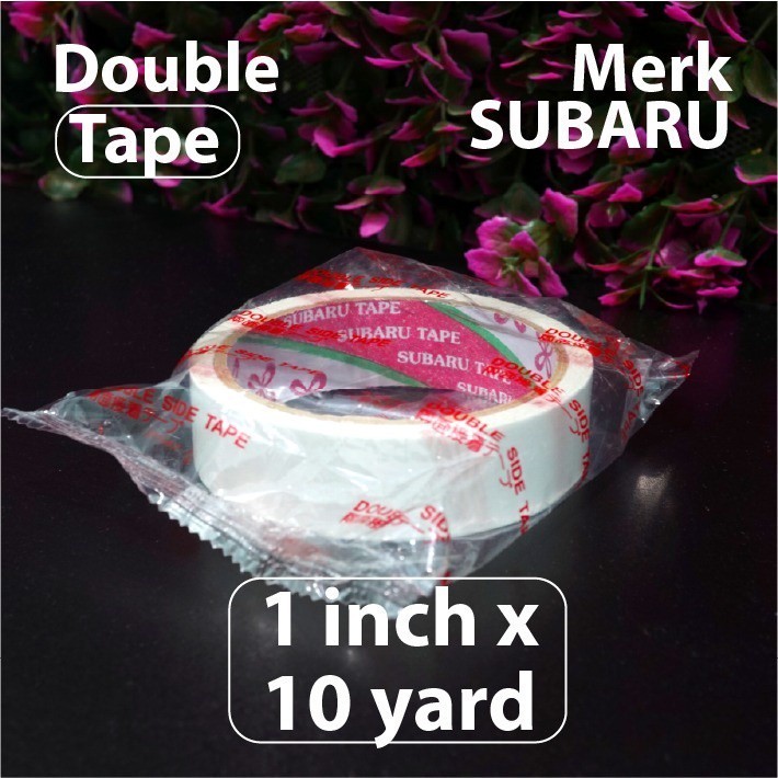 

Double Tape Putih 1 inch x 10 yard - Merk Subaru Arse Digital Technology