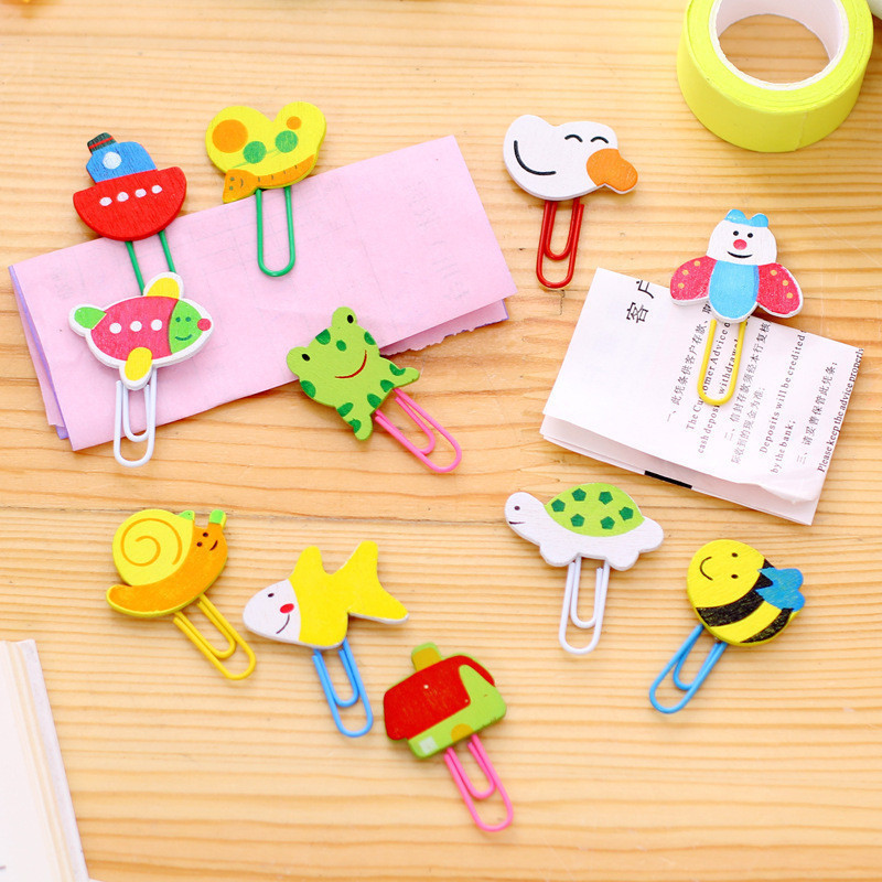 

Penjepit Klip Kertas Karakter Paper Clip Korean Push Pin Set 12pcs & 889