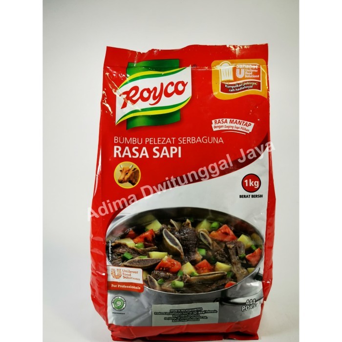 

Bumbu Pelezat Rasa Sapi Royco 1kg / Bumbu Serbaguna / Kaldu Sapi