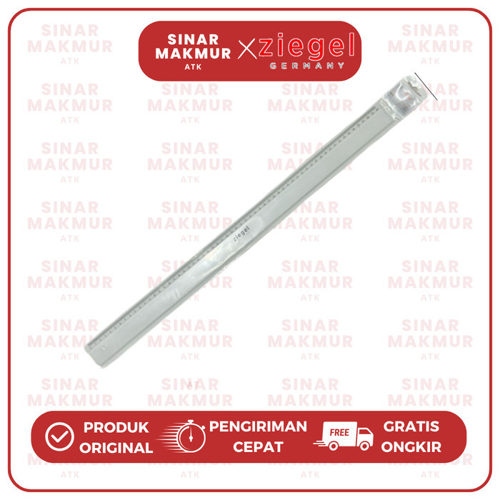 

Penggaris Plastik/Mika/Flat Plastic Ruler Ziegel 60 cm (Pcs)
