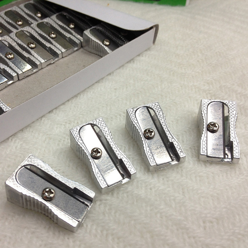 

1 Piece Stationery Pencil Sharpener Creative Aluminium Alloy School Supplies Gift Accessories