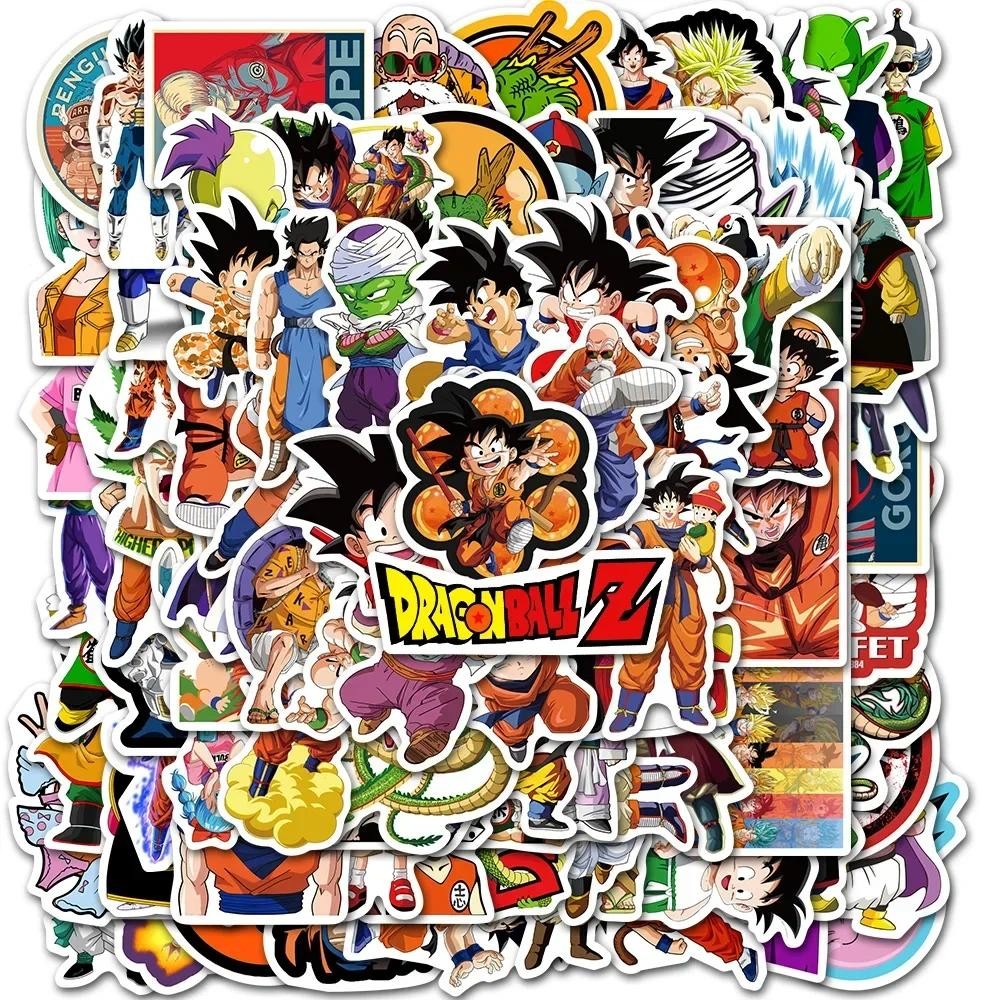 

50/100PCS Anime Dragon Ball Stickers Cartoon Laptop Phone Snowboard Luggage Fridge DIY Decal Graffiti Sticker Kid Toy Gift