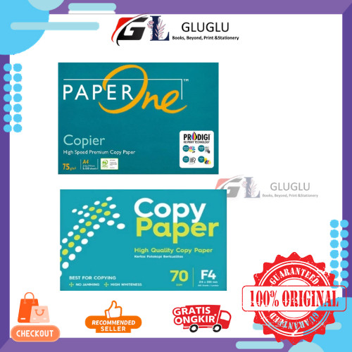 

Kertas HVS Copy Paper A4 /F4 70 Gsm / 1 Rim HVS CopyPaper A4/F4 70 Gram