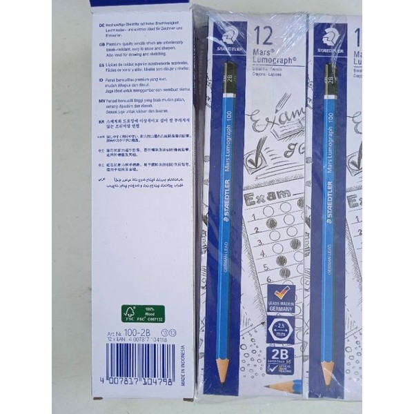 

Pensil 2B Staedtler 12 pcs
