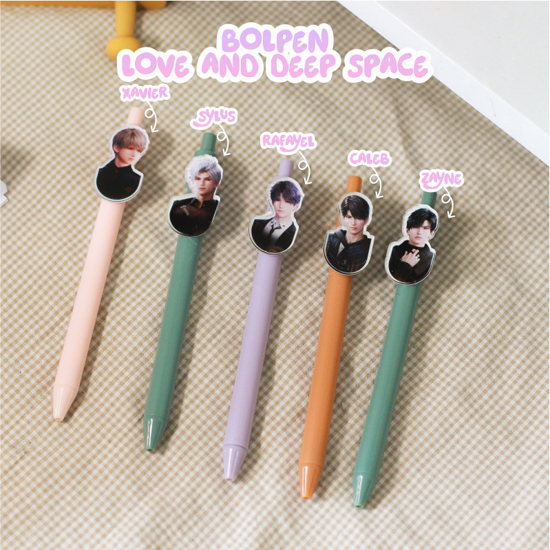 

BOLPEN LOVE DEEP AND SPACE PEN PENA ANIME MANGA SOUVENIR HAMPERS HADIAH GIFT PULPEN PEN PENA STATIONERY ALAT TULIS ANAK SEKOLAH SCHOOL KELAS GAME SYLUS XAVIER ZAYNE CALEB RAFAYEL
