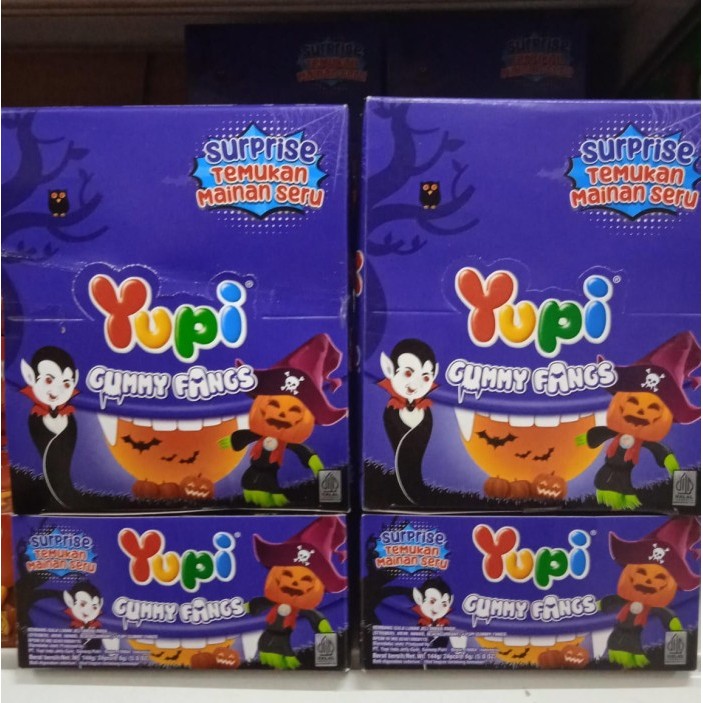 

YUPI GUMMY FUNGS 24 biji per box