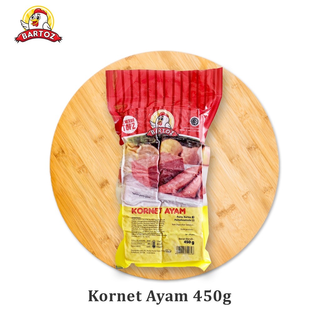 

(DERIFROZEN) Bartoz Kornet Ayam 450 GR