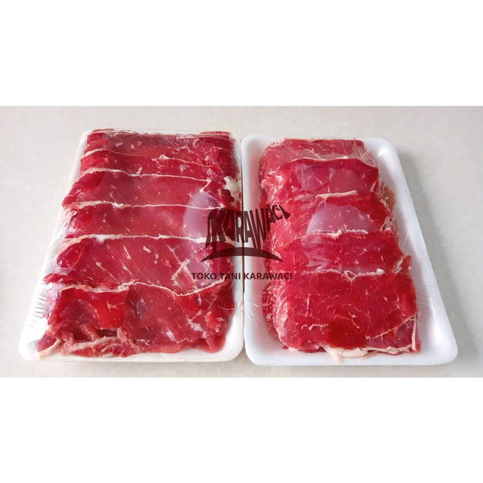 

Sukiyaki / Yakiniku / SHABU'' Slice Tipis @500gr - KUALITAS PREMIUM