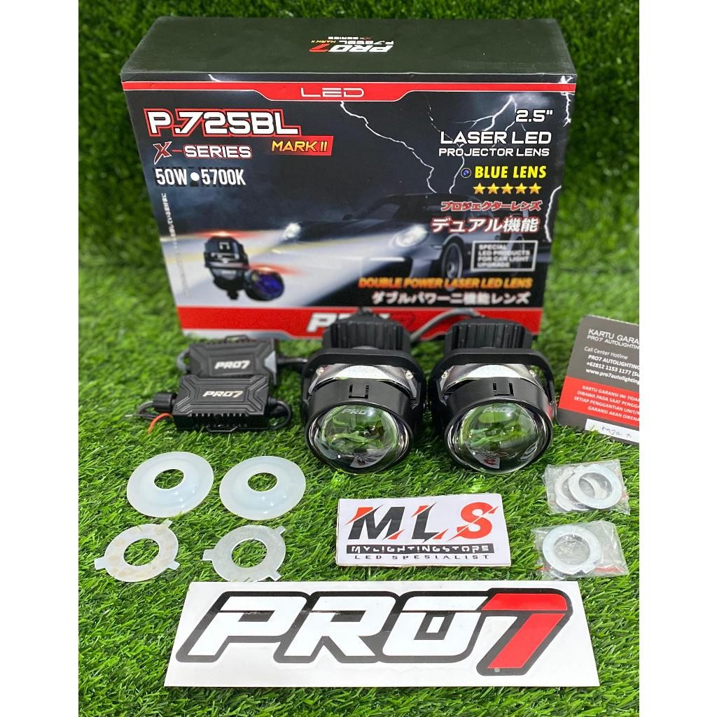 BILED PRO7 P725BL-X SERIES MARK II 2.5 INCH MOTOR MOBIL 50 WATT 5700 K