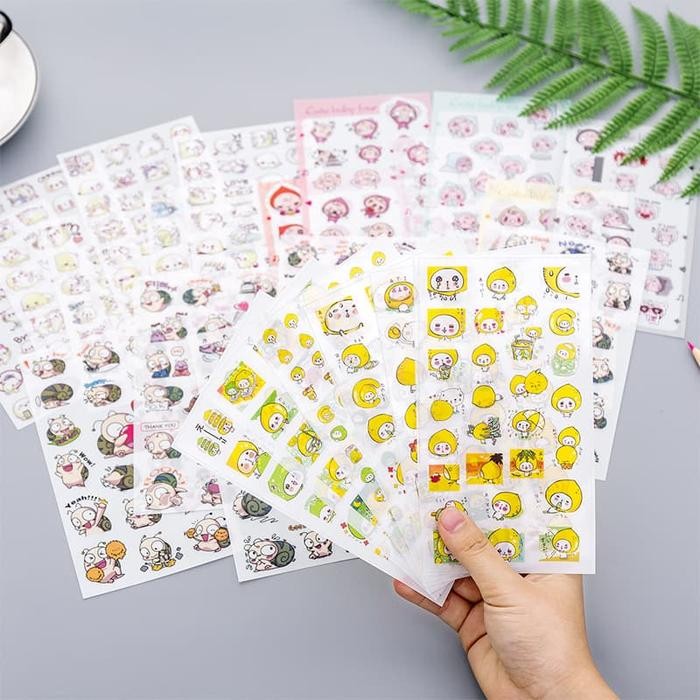 

Aksesoris Promo Moerah~ Sticker Kartun Korea Motif Unik 5th Edition