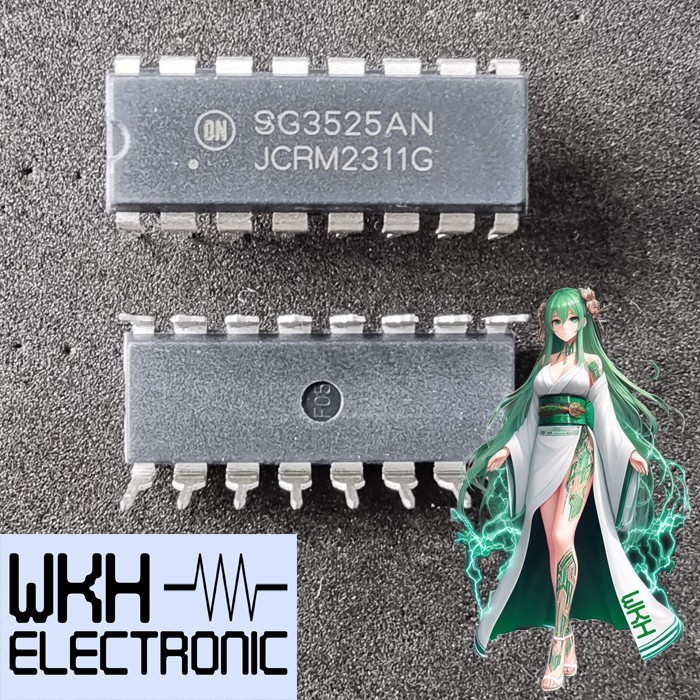 (BACA DESKRIPSI) ORIGINAL IC PWM SG3525AN DIP 16 SG3525A SG3525 SG 3525 KA3525 KA 3525