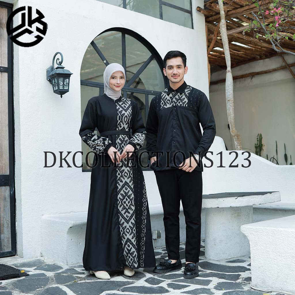 Set couple amira tenun baju kondangan, set couple busana wanita tenun, set couple ethnic tenun troso