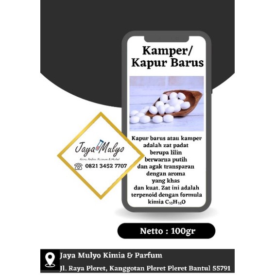 

Kamper (100gr)/Kapur Barus