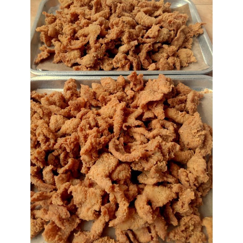 

Murah 100 GRAM - kripik kulit ayam / keripik kulit ayam / keripik kulit ayam pedas daun jeruk / keripik kulit ayam pedas 100gram