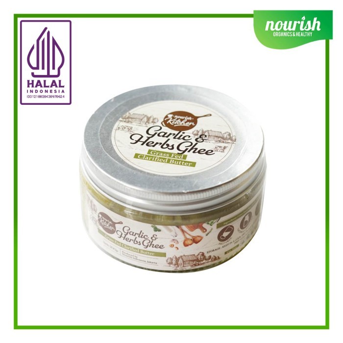 

[[PROMO]] Ghee Garlic & Herbs (Grass Fed Ghee Clarified Butter) 200 gr