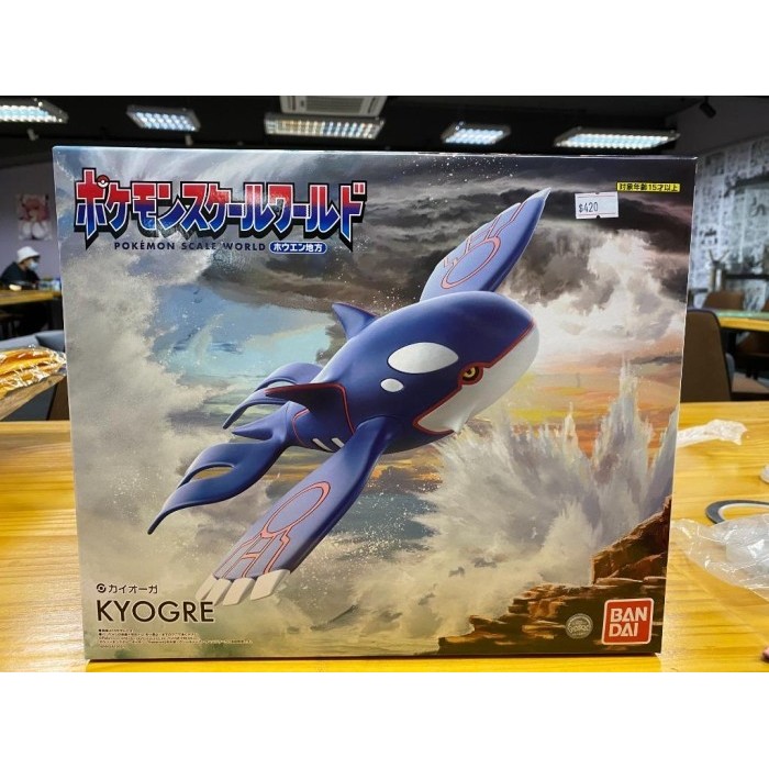 POKEMON SCALE WORLD HOENN KYOGRE BANDAI ACTION FIGURE POKEMON ORIGINAL