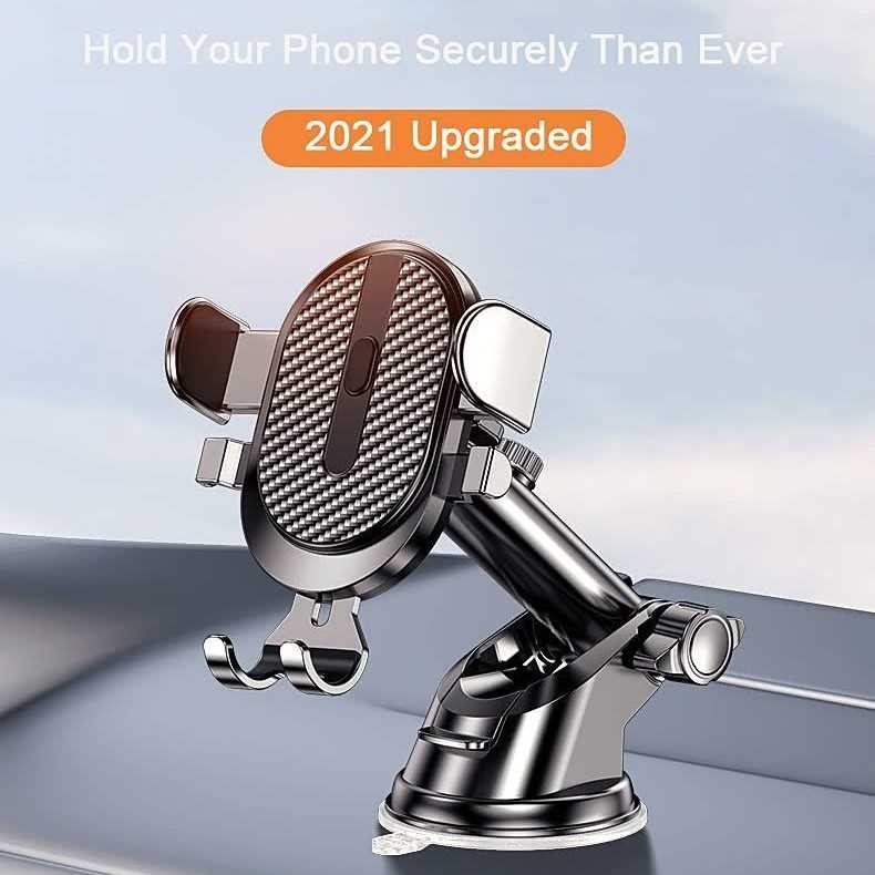 AUW Phone Holder Car Dashboard 360 Adjustable with Suction Bracket - BT-029