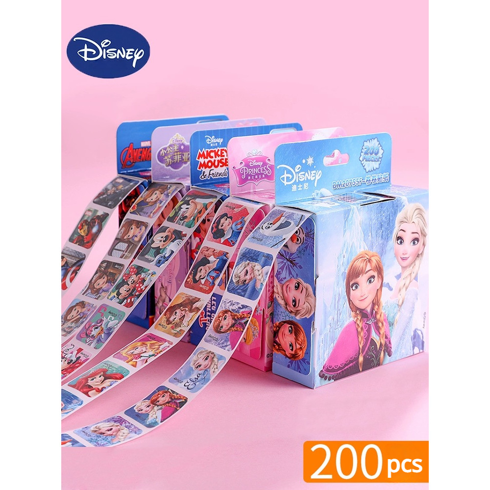 

sney "Frozen" Sophia Roll stickers for children's anime Y material bonus small gift stickers Mickey Minnie