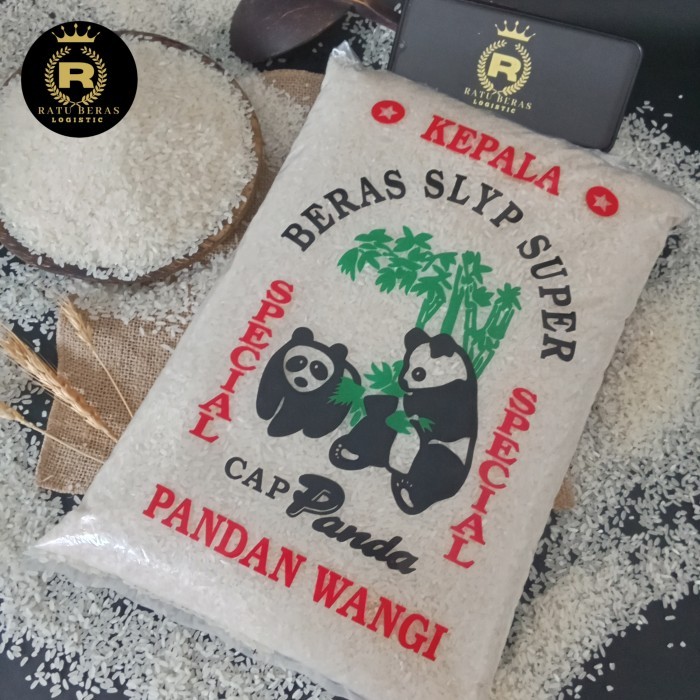 

[TERBARU] Promo Moerah~ BERAS PANDAN WANGI 3 KG CAP PANDA SUPER GRADE - 2 kg