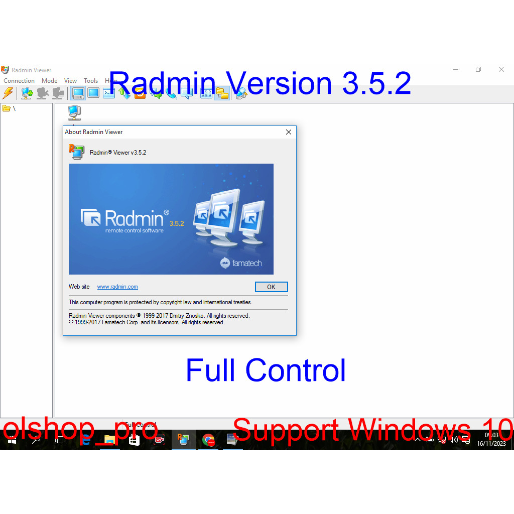 Radmin Server Radmin Viewer Version 3.5.2 Pengganti Anydesk dan Teamviewer
