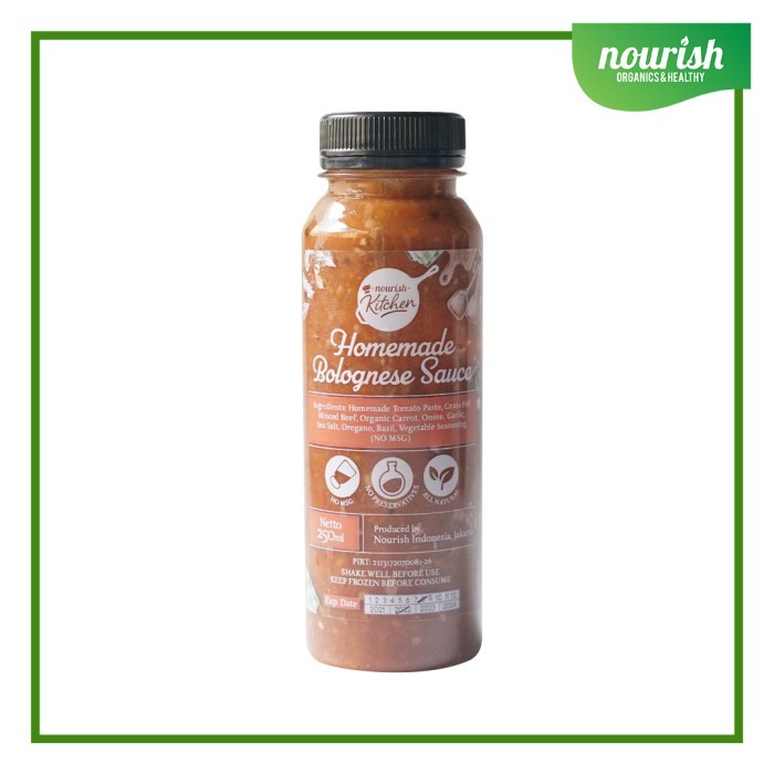 

[[New Arrival] Homemade Bolognese Sauce (Saus Bolognese No MSG) 250ml