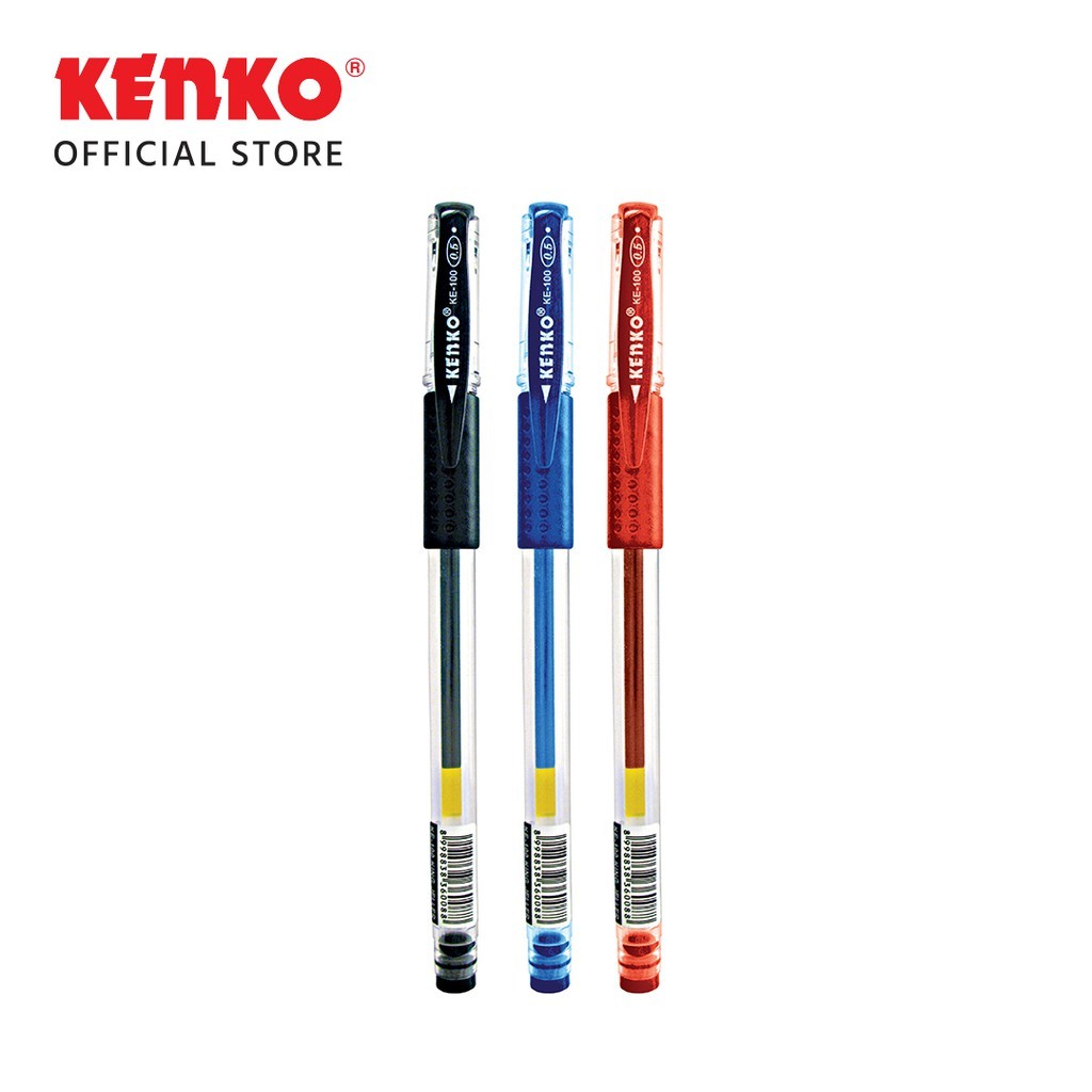 

Pen Gel Kenko KE-100 Hitam Biru Tinta Cepat Kering