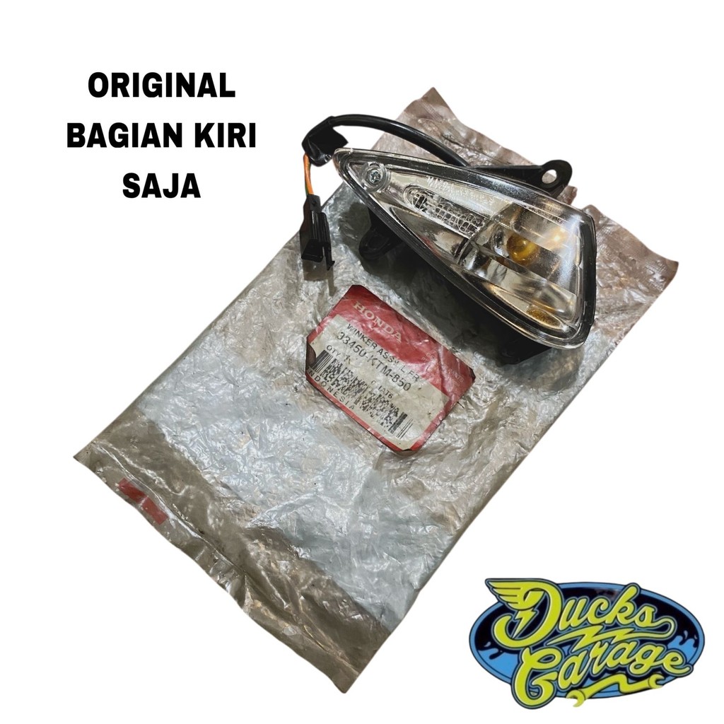 33450-KTM-850 Lampu Sein Sen Riting Depan KIRI SAJA Honda Supra X125 X 125 Original