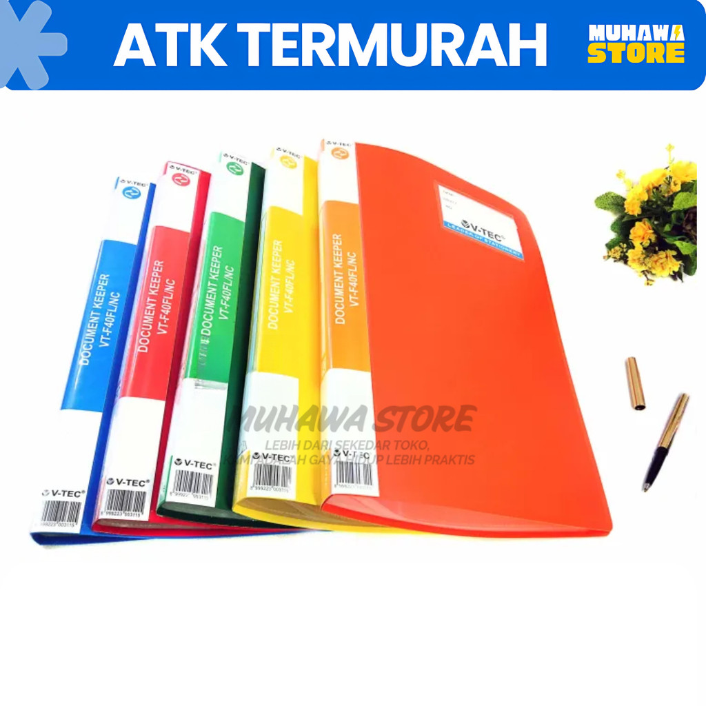 

Clear Holder / Display Book / Document Keeper VTEC VTDK NC B5 20 40 60 80 Lembar -MAP