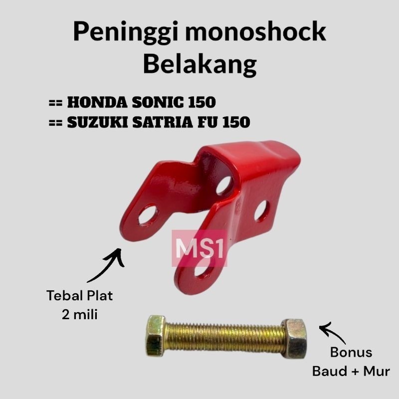Peninggi Shock Belakang Satria Fu Satria 150 Fu