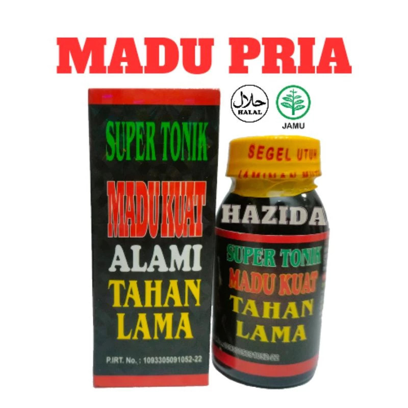 

madu stamina Madu Tonik super 6x KEMASAN BARU Asli Original isi 60ml