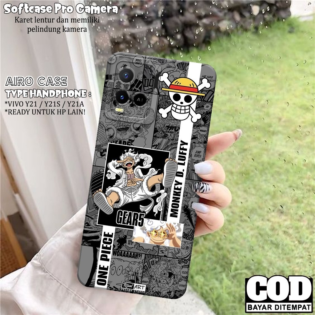 [JYM20] Case Vivo Y21 / Y21S / Y21T / Y21A / Y33S / Y33T - Softcase Tpu Terbaru - Motif Anime - Soft