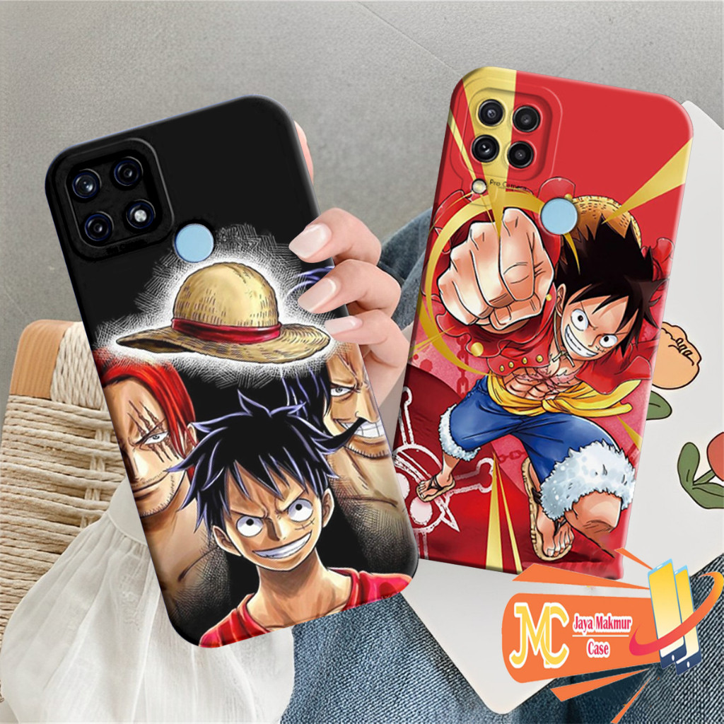 SOFTCASE REALME C51S/C12/C15/C25/C25S/NARZO 30A/NARZO 50A - Motif ONE PIECE LUFFY keren hits kekinia